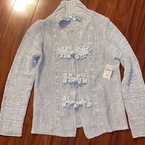 coldwater creek shimmer cardigan